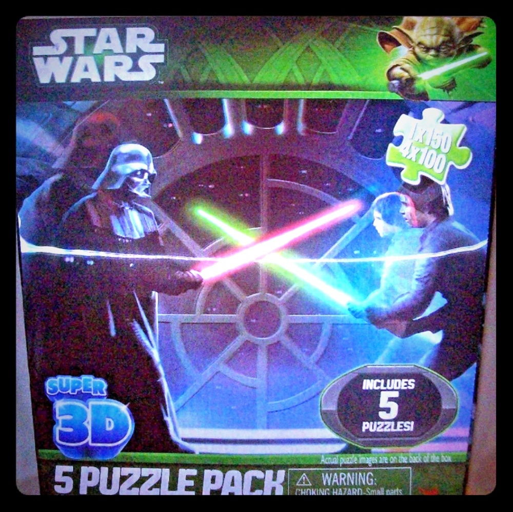 Star Wars 3D Puzzles Pack 5 Pack Build Game